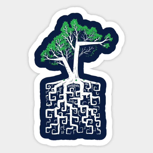 Square Root Sticker by c0y0te7